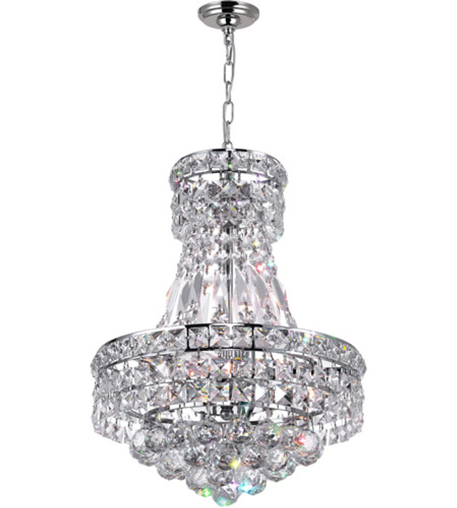 4 Light  Mini Chandelier with Chrome finish 8002P12C