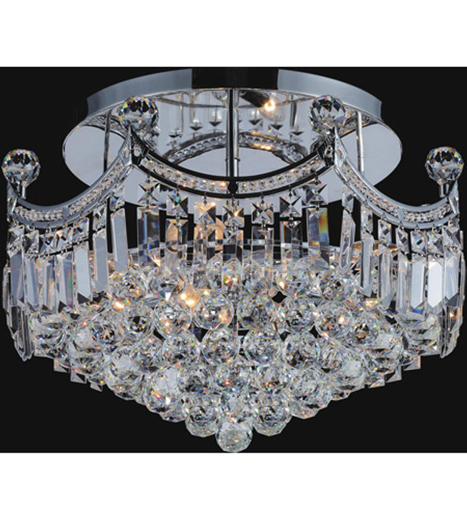 8 Light  Flush Mount with Chrome finish 8421C20C