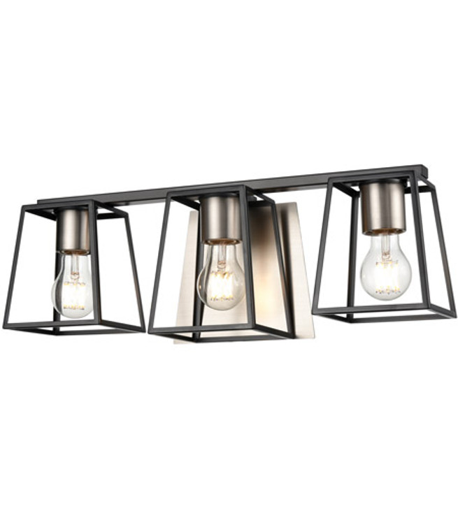 Cape Breton 3 Light Vanity Multiple Finishes and Ebony Finish