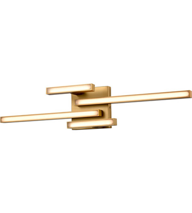 Maud AC LED 25 Inch Vanity Brass Finish