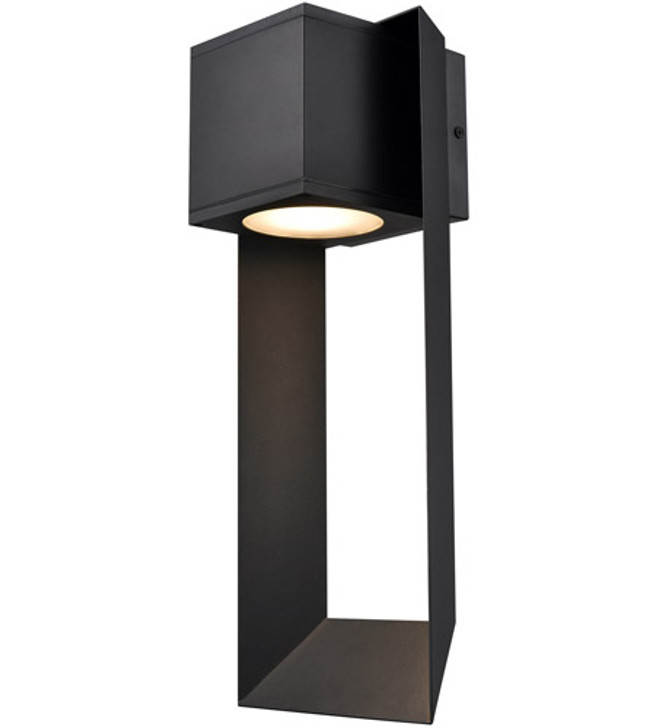 Gaspe Outdoor 18 Inch Sconce Black Finish