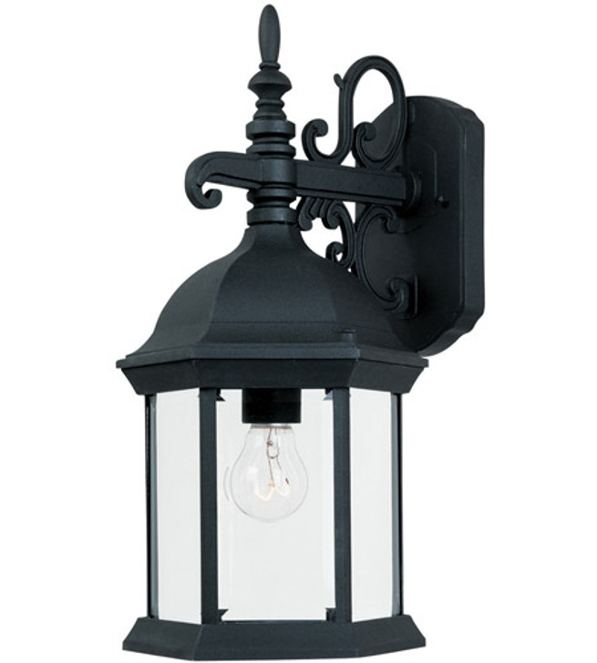 8" Wall Lantern 2971-BK