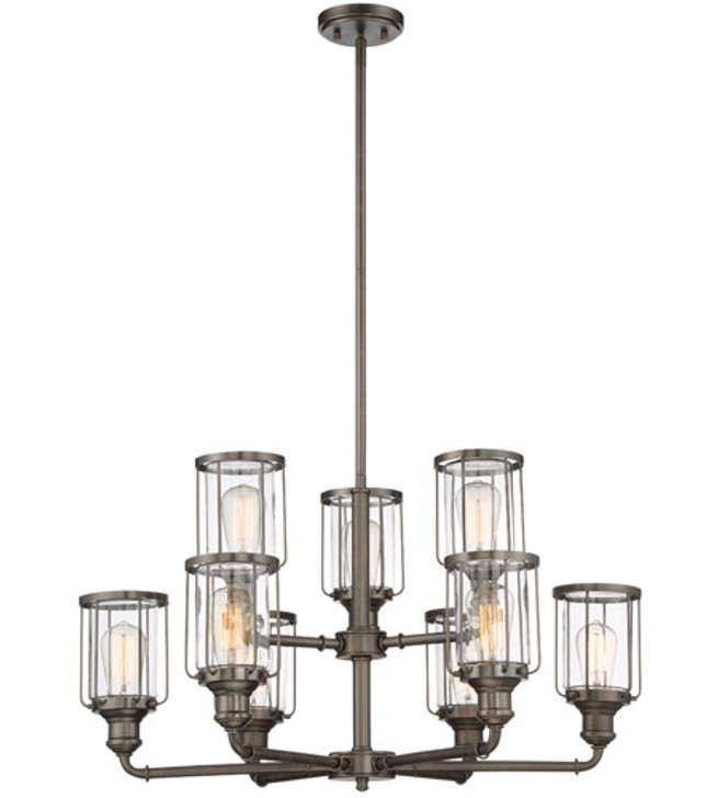 9 Light Chandelier 91389-SCB