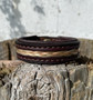 (Neutral Colors) Custom Horsehair and Leather Padded Bracelet