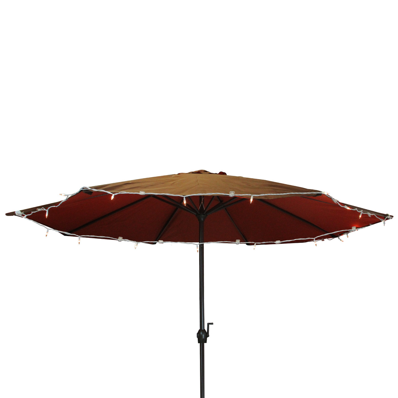 enchanted patio umbrellas Enchanting 20 Clear Mini Patio Umbrella Lights with Clips