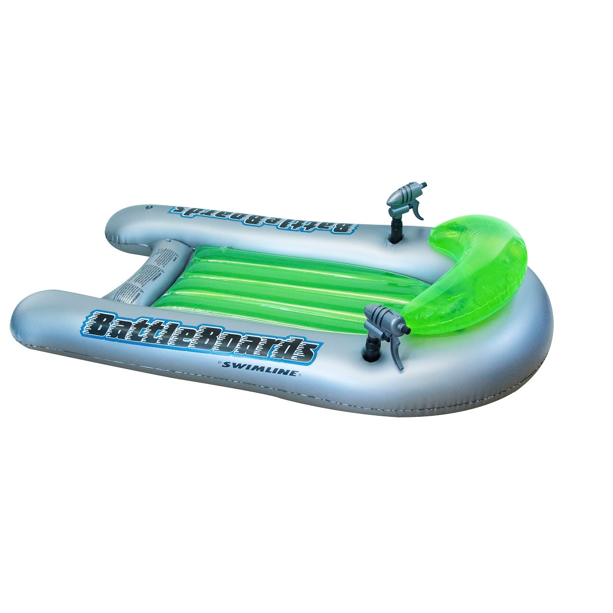 Set of 2 Green & Blue Water Sport Inflatable Battle Board Swimming Pool  Squirters - 53" | Pool Central