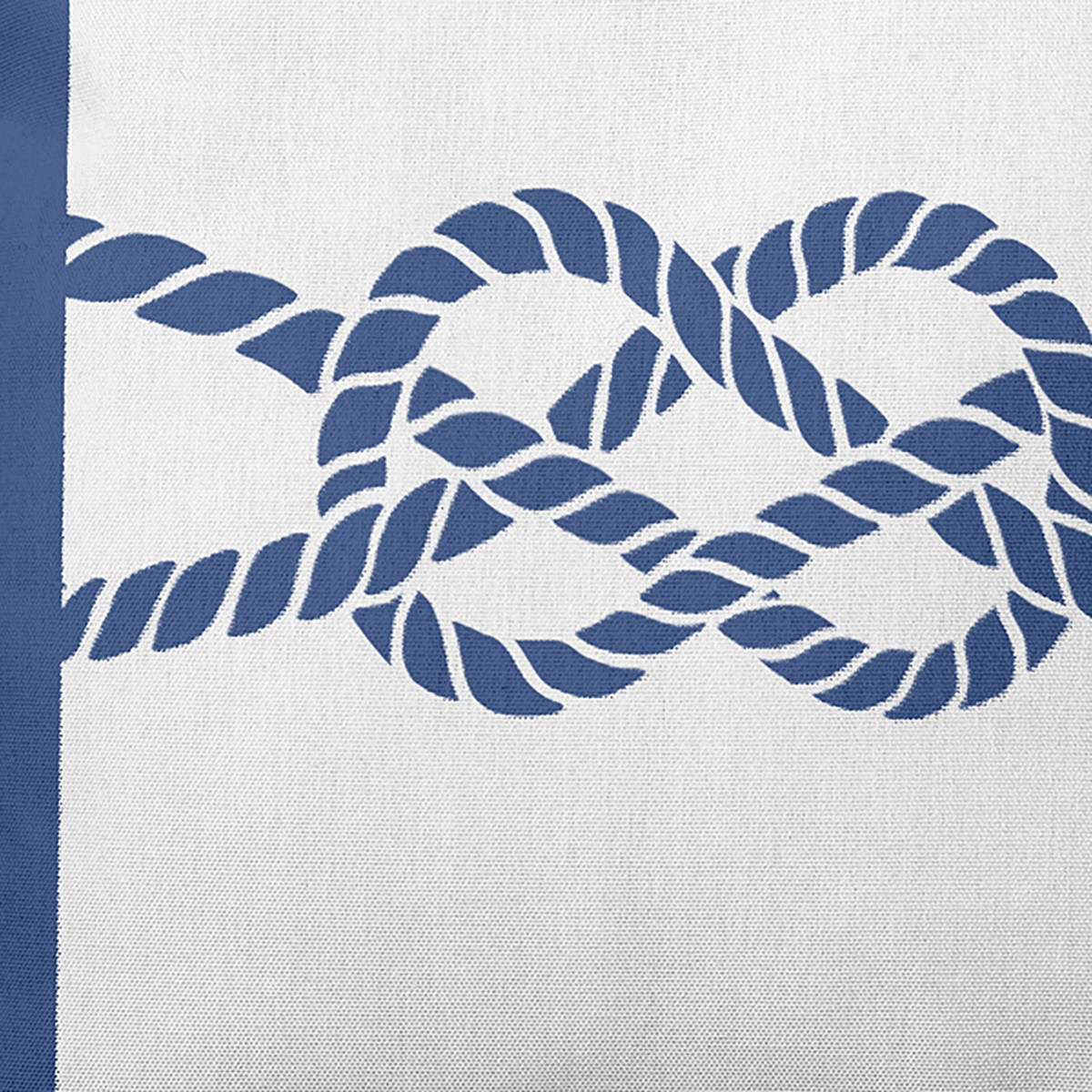 Contemporary Home Living Nautical Knot Outdoor Throw Pillow - Thumbnail 3
