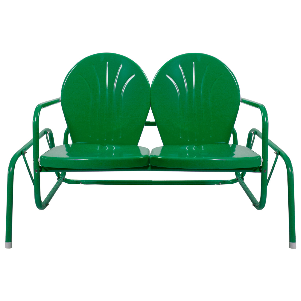 Glider Loveseat Mainstays Outdoor Retro Outdoor Metal Glider