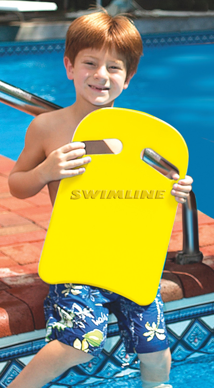 16" Yellow Coach Training & Recreational Kickboard with Handles Pool