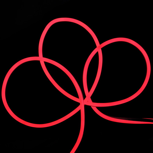 LED Commercial Grade NEON Flexible Christmas Rope Lights - Red -18'