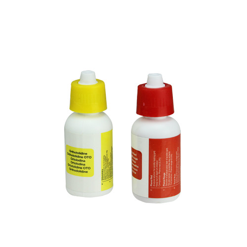 Set of 2 Test Kit Refill Bottles for Swimming Pools