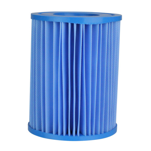 Superior Water Flow! 5.5" Blue Inorganic Antimicrobial Pool Filter Core Cartridge