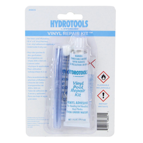 7" Blue & White Multi-Use Repair Kit: Quick & Easy Fix for Pool Liners & Inflatables