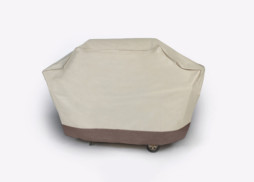 Durable Full Outdoor Patio Premium Embossed Gas Grill Cover - Taupe