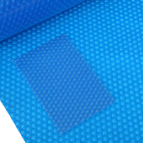 16' Blue Round Heat Wave Solar Blanket for Swimming Pools - Save Energy & Extend Season