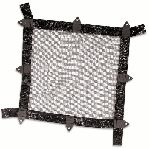 Protect Your In-Ground Pool with 28' Jet Black Deluxe Closing Leaf Net Cover