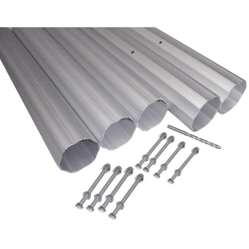 HydroTools Hexagonal Aluminum Solar Cover Reel Tube Kit - 3" x 24'