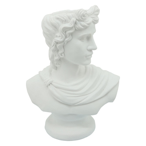 20" Solid White David Bust Planter