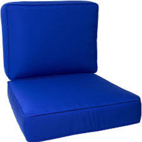 25" True Blue Sunbrella Deep Seating Pillow and Single Chair Cushion