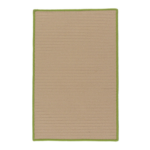 14' x 18' Brown and Green All Purpose Handcrafted Reversible Rectangular Outdoor Area Throw Rug