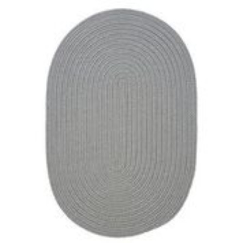 14' x 18' Gray Solid Handcrafted Outdoor Reversible Area Throw Rug