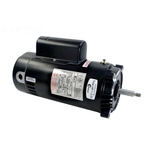 Efficient and Corrosion-Resistant 2 HP Threaded Pool Pump Motor, 1.30 SF - Ideal for Your Swimming Pool!