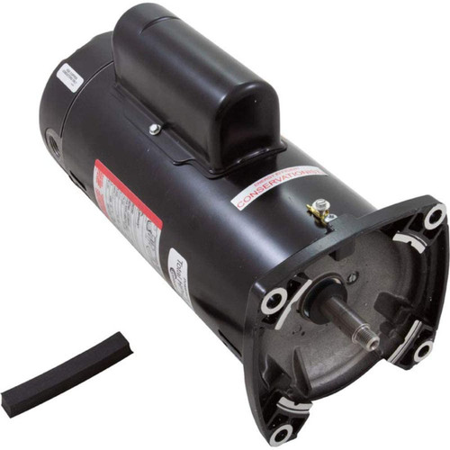 Upgrade Your Pool Pump with a 2.5 HP Square Flange Threaded Shaft Motor, 1 SF - Energy Efficient and UL Recognized