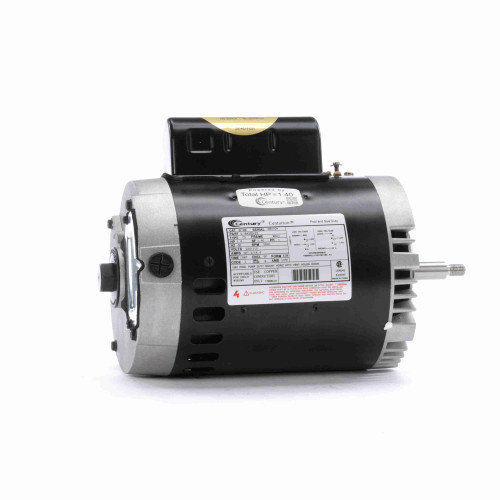 Efficient and Noise-Free: 1 HP C Face Threaded Shaft Horizontal Pool Pump Motor, 1.40 SF