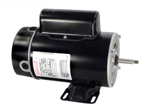 Upgrade Your Pool Performance with a 1.5 HP Black and Silver Dual Speed Round Flange Pool Motor