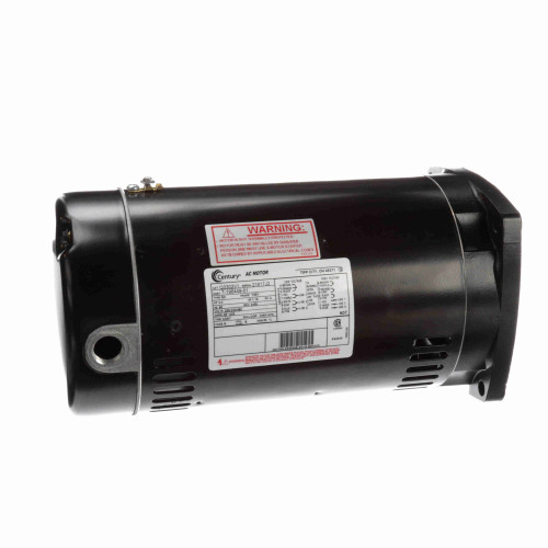 Efficient 3HP Square Flange Threaded Shaft 3 Phase Pool Pump Motor with Stainless Steel Shaft