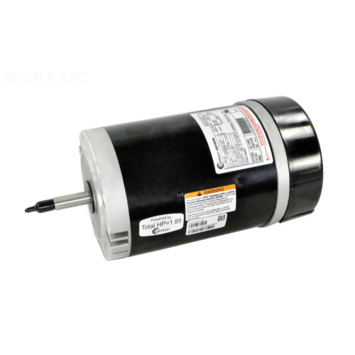 Upgrade Your Pool System with 1 HP Silver and Black North Star Pump Motor, 1.85 SF