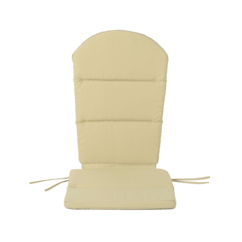 Comfortable Brown Outdoor Patio Adirondack Chair Cushion - 48.25", Water-Resistant and Foldable