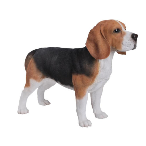 22" Standing Beagle Outdoor Garden Statue