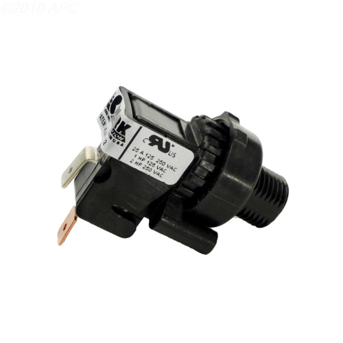 Black Air Switch Latching SPNO 25AMP - Efficient Control for Spa Pumps