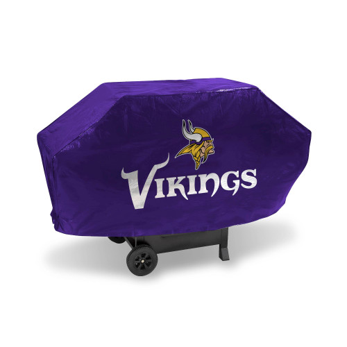 68" x 35" Purple and White NFL Minnesota Vikings Deluxe Outdoor Grill Cover