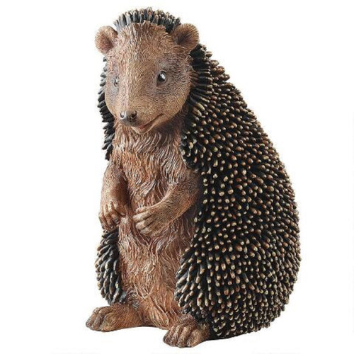 11" Hedgehog Standing on Back Feet Outdoor Garden Statue