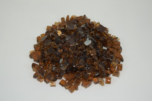 Tempered Glass Beads for Fire Pit Burners - 11" - Brown