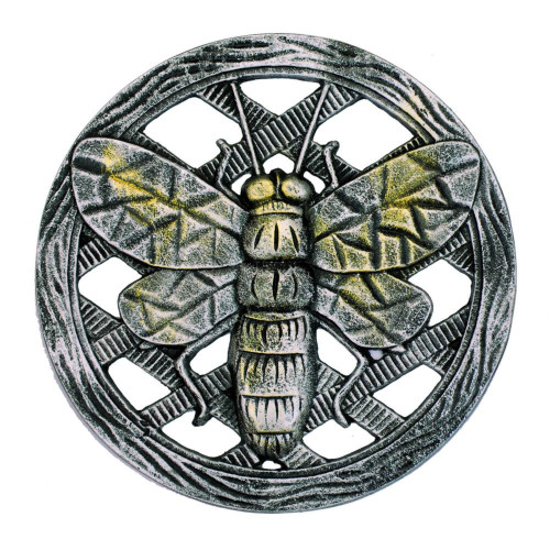 Stepping Stone Bee - Cast Aluminum | Charming Accent for Your Garden