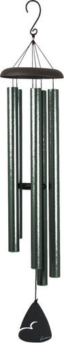 50" Evergreen Speckle Outdoor Patio Garden Wind Chime - Melodic Masterpiece