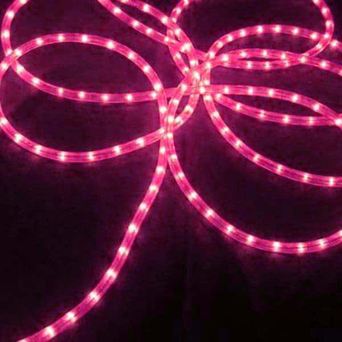 100ct Pink Commercial Length Christmas Rope Light Set