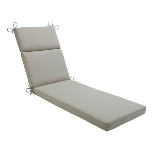 72.5" Tan Brown Solid Outdoor Patio Furniture Chaise Lounge Cushion