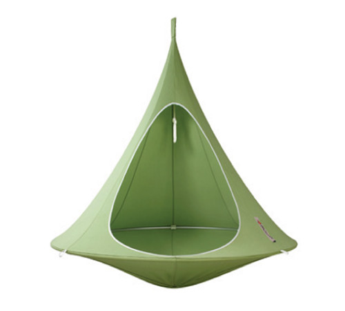 60" Green Heavy Duty Hanging Cacoon Chair with Hanging Hardware