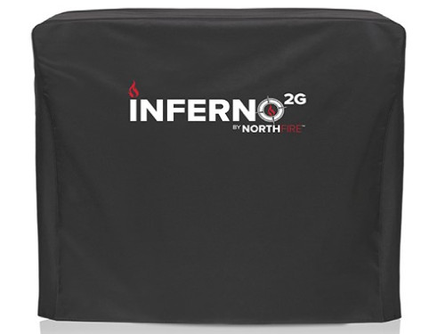 17" Black Nylon Waterproof Grill Cover for the Inferno 2G Grill