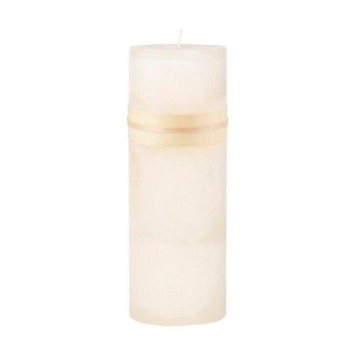 Cylindrical Accent Pillar Candle - 9" - Cream