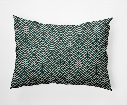 14" x 20" Green Rectangular Lifeflor Outdoor Throw Pillow