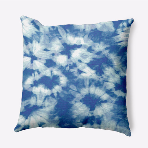 18" x 18" Blue and White Chillax Outdoor Throw Pillow