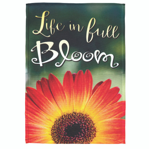 Orange and Yellow Life in Full Bloom Outdoor House Flag 44" x 30"