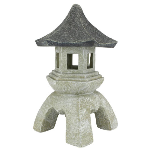 Asian Temple Pagoda Lantern Outdoor Garden Statue - 17.5"