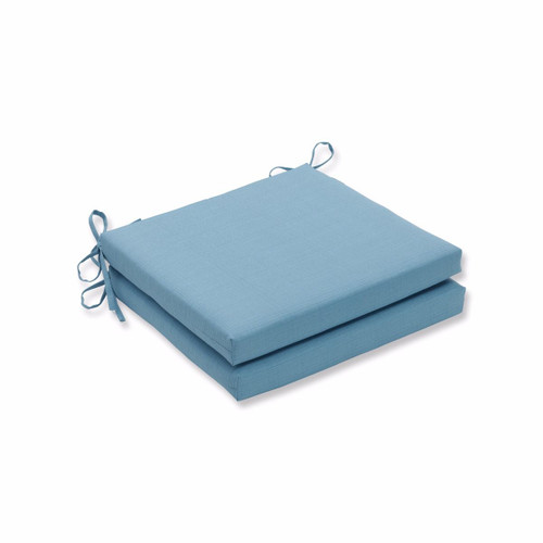 Outdoor Patio Chair Seat Cushions - 20" - Sky Blue - Set of 2