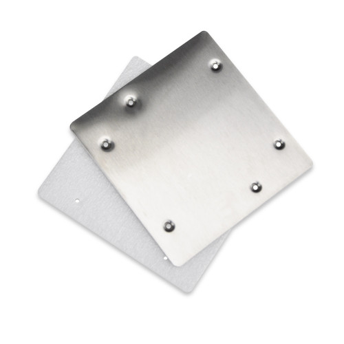 Stainless Steel Winterizing Plate for Wide Mouth Skimmers - Easy Installation and Durable Protection